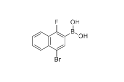 (4-BROMO-1-FLUORONAPHTHALEN-2-YL)BORONIC ACID  CAS NO.913836-09-6
